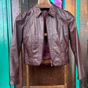 Fidelity Women's Rich Chocolate Leather Jacket